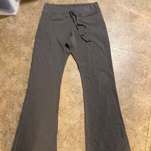 Brandy Melville grey flare pants